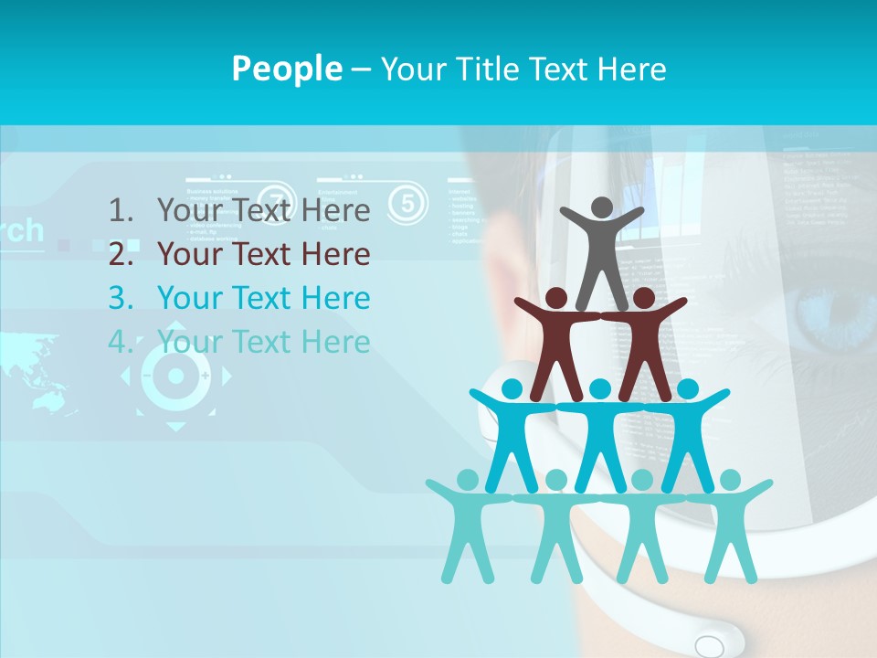 Human White Background Background PowerPoint Template