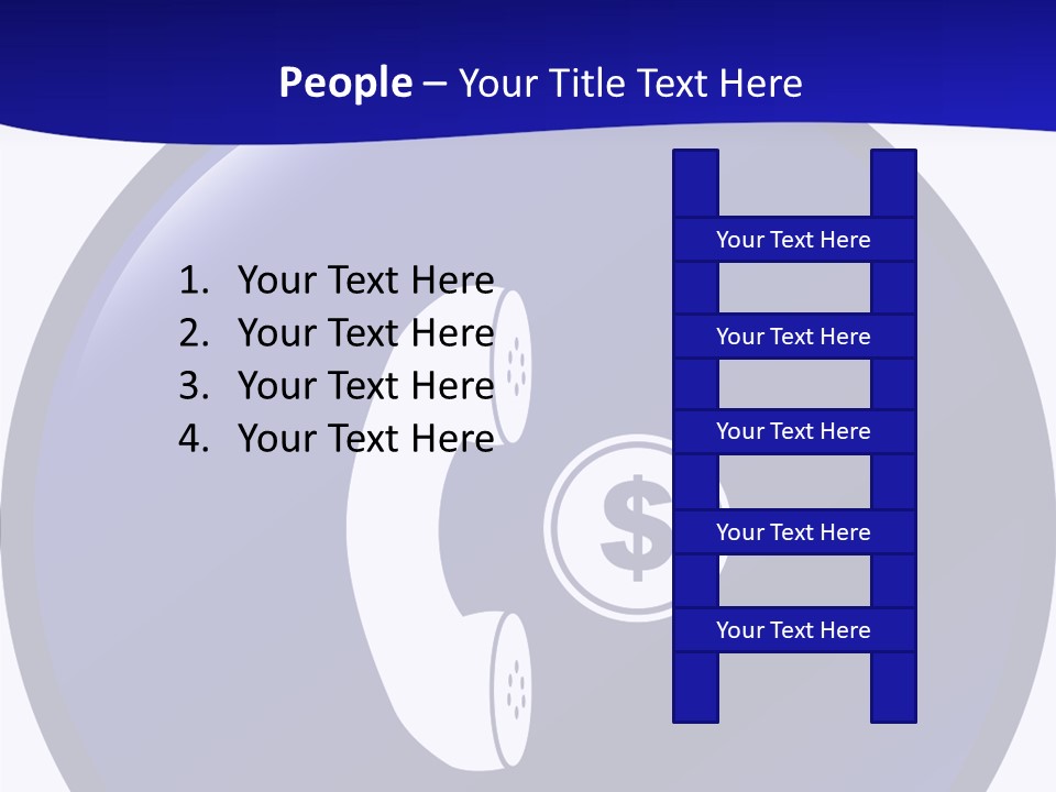 Female Old Holding Hands PowerPoint Template