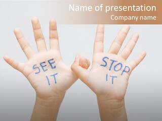 Hand Hold Holding Hands PowerPoint Template