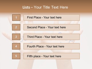 Hand Hold Holding Hands PowerPoint Template