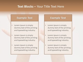 Hand Hold Holding Hands PowerPoint Template