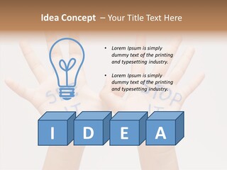 Hand Hold Holding Hands PowerPoint Template