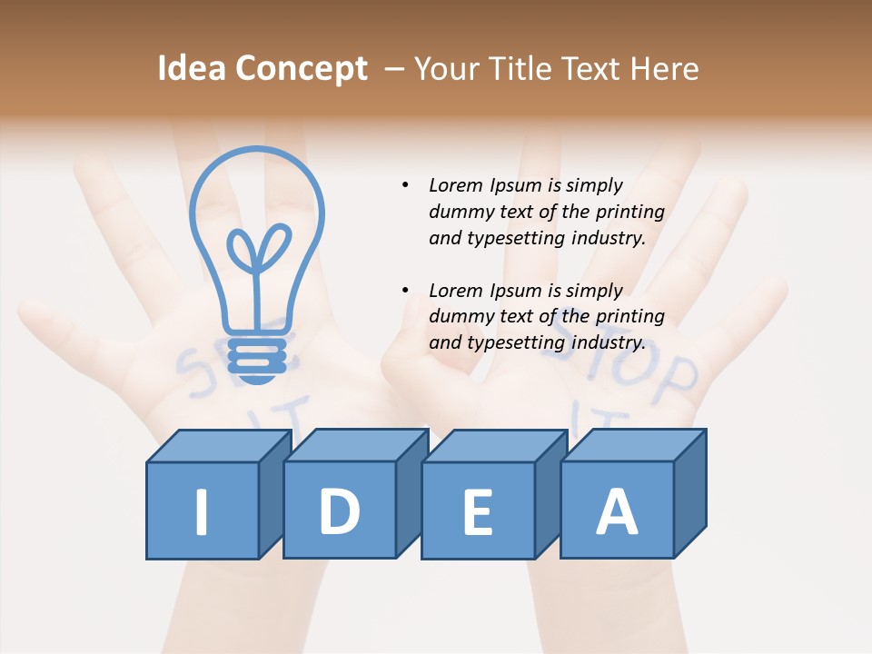 Hand Hold Holding Hands PowerPoint Template