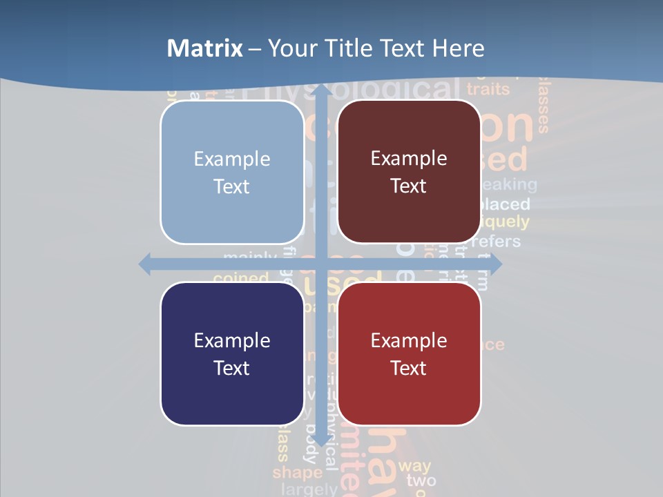 Elderly Aging Human PowerPoint Template
