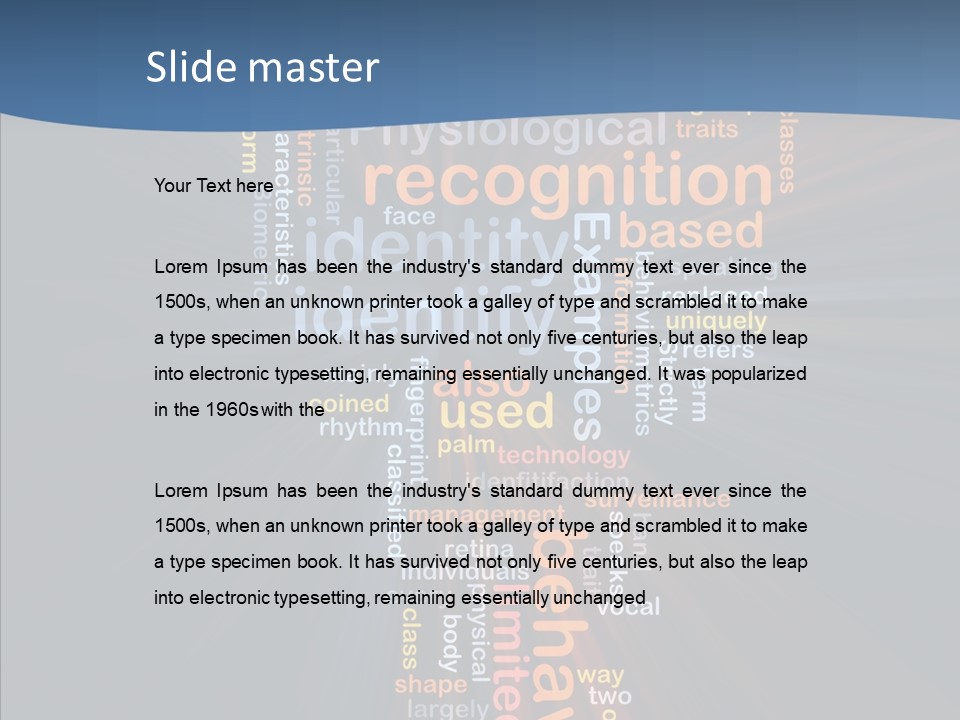 Elderly Aging Human PowerPoint Template