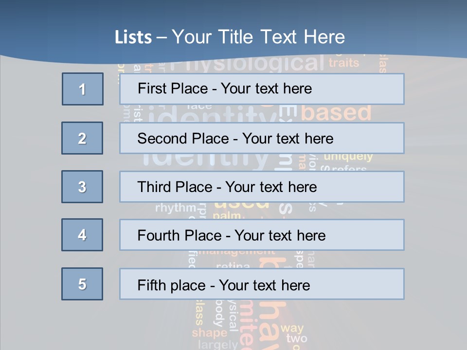 Elderly Aging Human PowerPoint Template