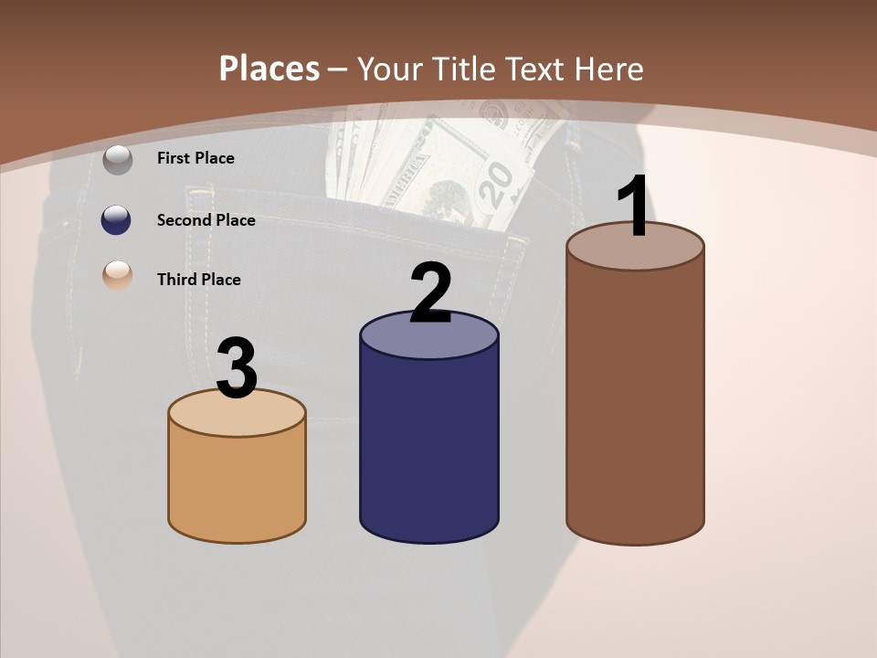 White Background Women Elder PowerPoint Template