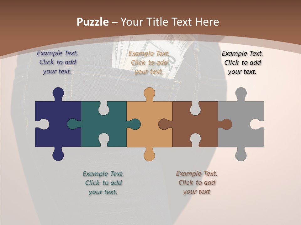 White Background Women Elder PowerPoint Template