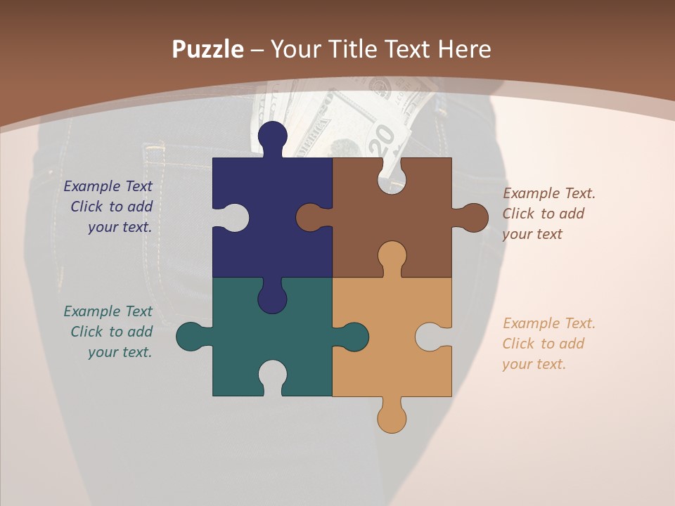 White Background Women Elder PowerPoint Template