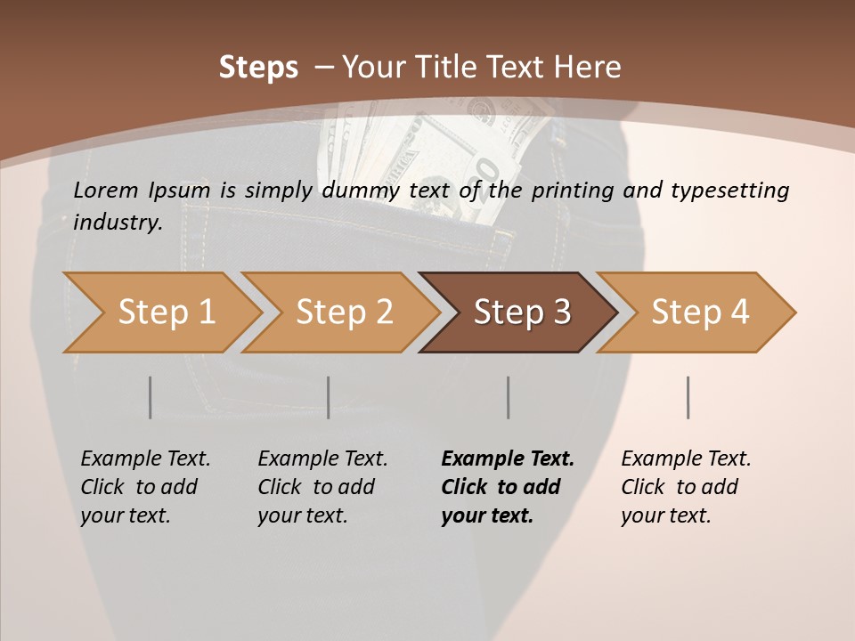 White Background Women Elder PowerPoint Template
