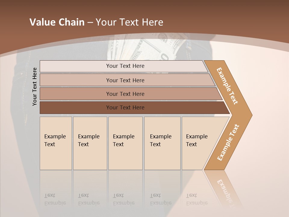 White Background Women Elder PowerPoint Template