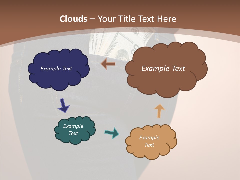 White Background Women Elder PowerPoint Template