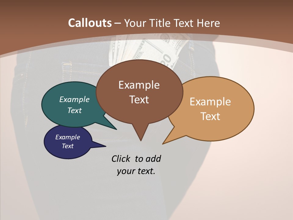 White Background Women Elder PowerPoint Template