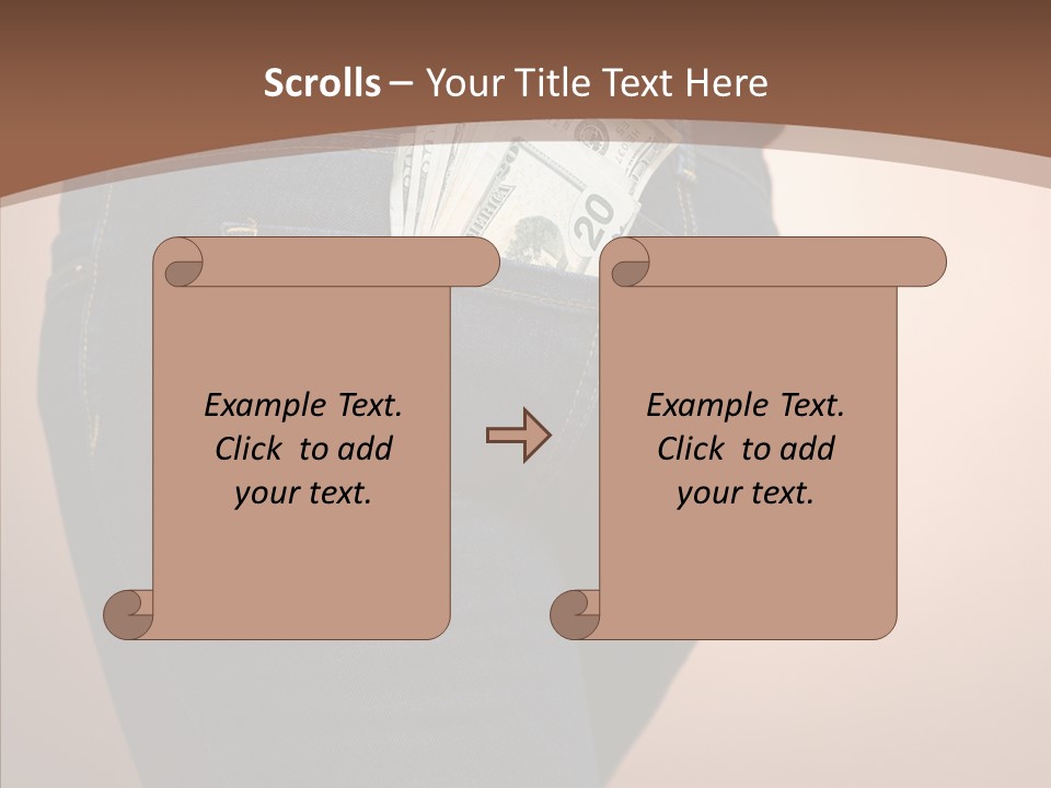 White Background Women Elder PowerPoint Template