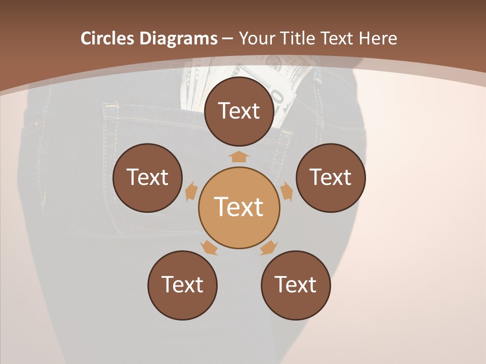 White Background Women Elder PowerPoint Template