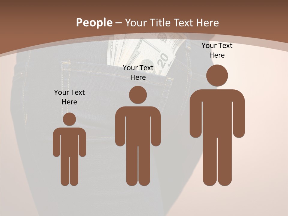 White Background Women Elder PowerPoint Template