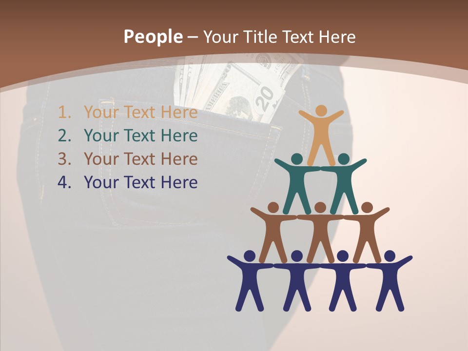 White Background Women Elder PowerPoint Template