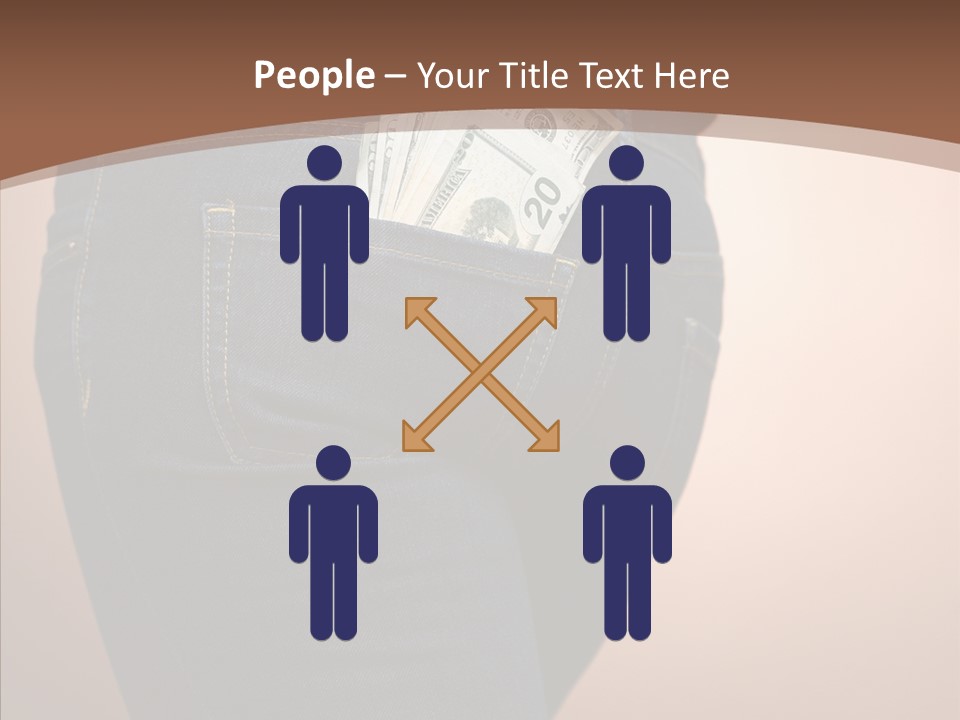 White Background Women Elder PowerPoint Template