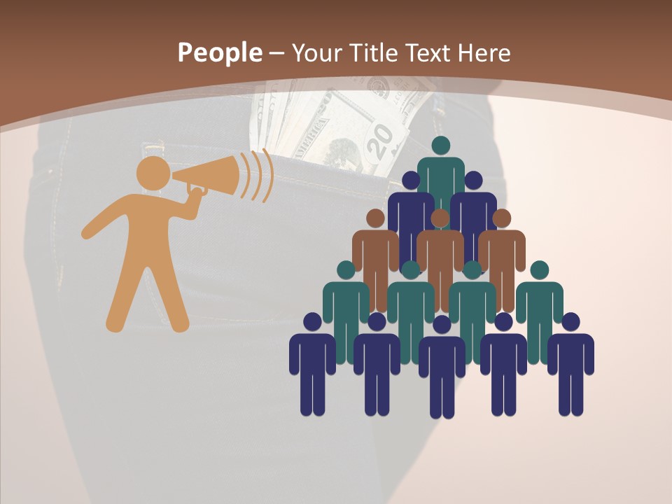 White Background Women Elder PowerPoint Template