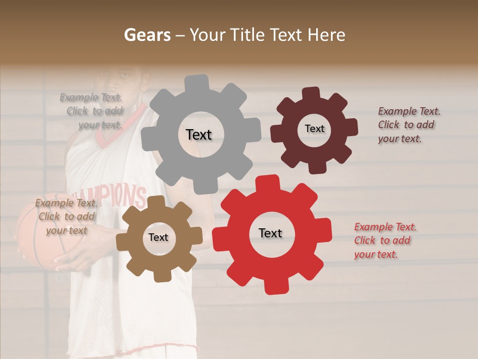 Helping Hand Closeup Two PowerPoint Template