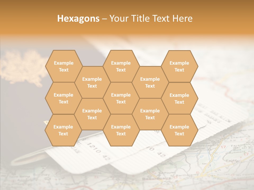 White Background Elder Assist PowerPoint Template