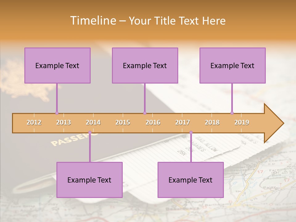 White Background Elder Assist PowerPoint Template