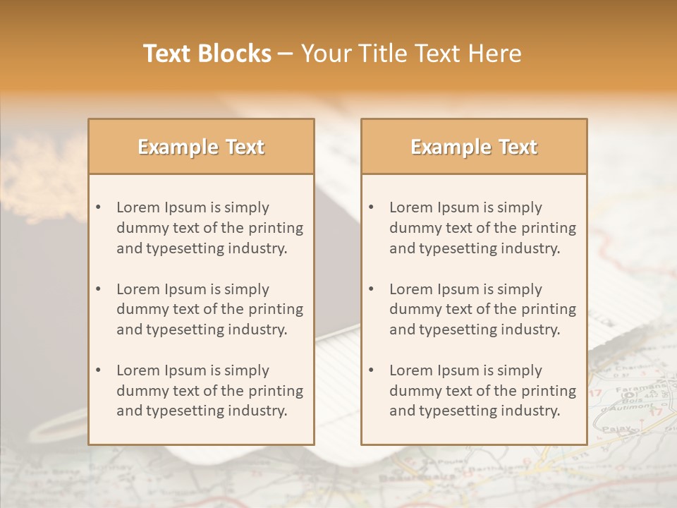 White Background Elder Assist PowerPoint Template
