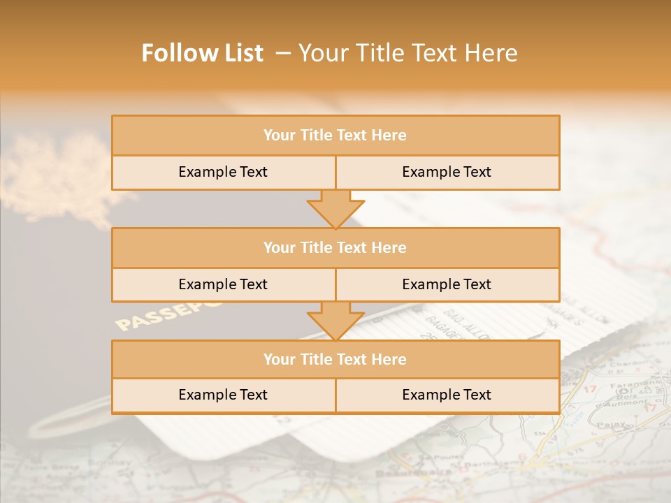 White Background Elder Assist PowerPoint Template