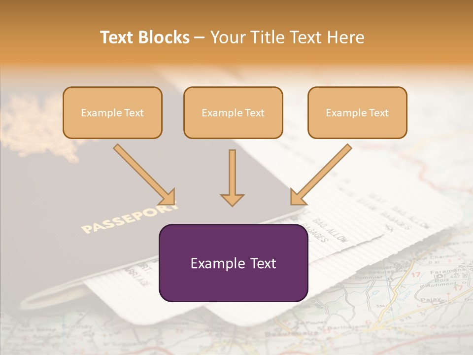 White Background Elder Assist PowerPoint Template