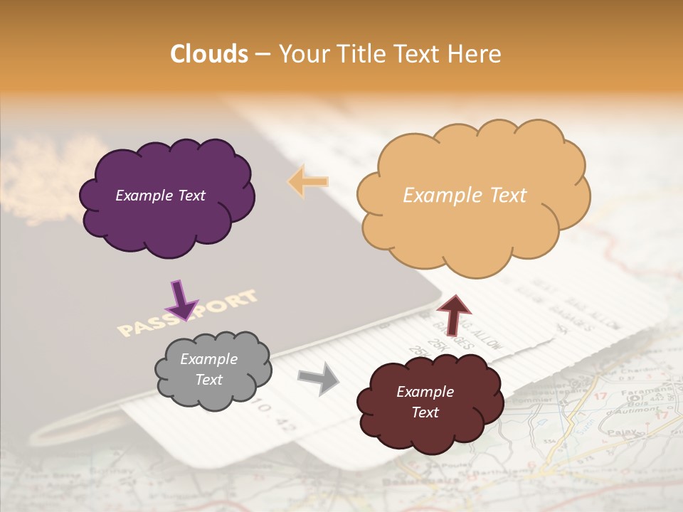 White Background Elder Assist PowerPoint Template