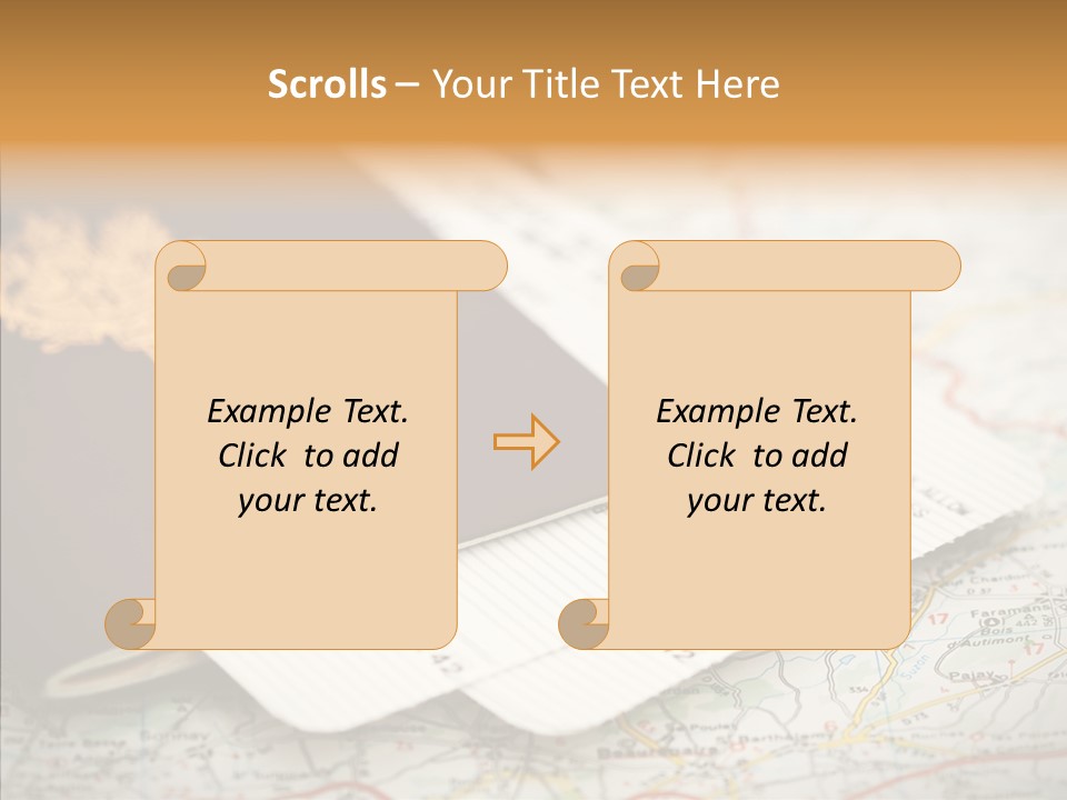 White Background Elder Assist PowerPoint Template