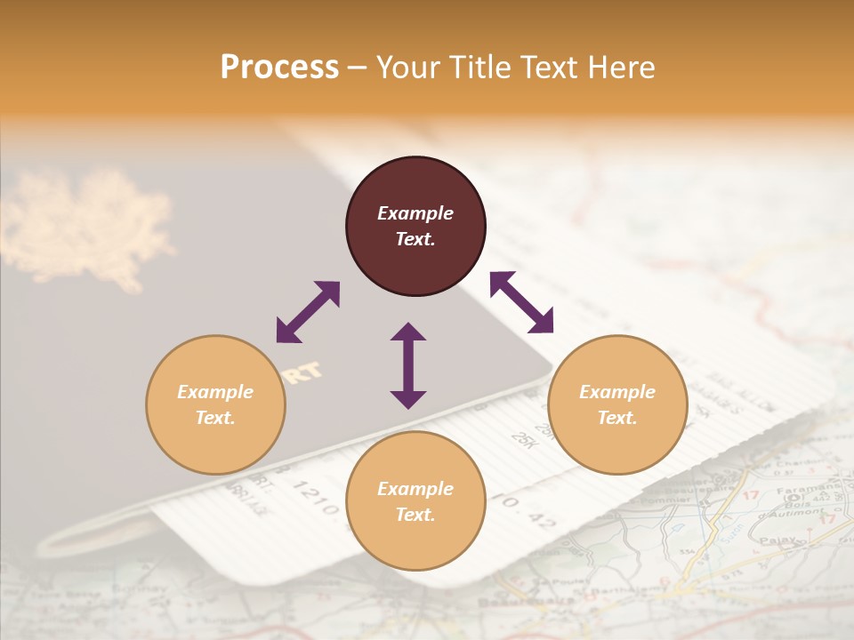 White Background Elder Assist PowerPoint Template