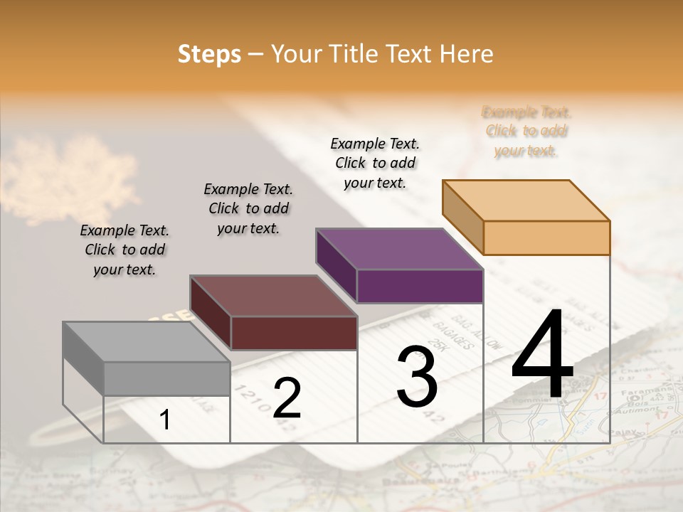 White Background Elder Assist PowerPoint Template