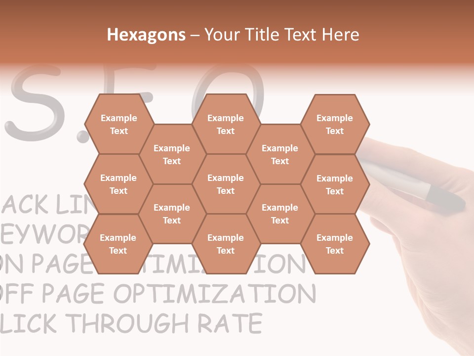 Female Helping Hand White PowerPoint Template