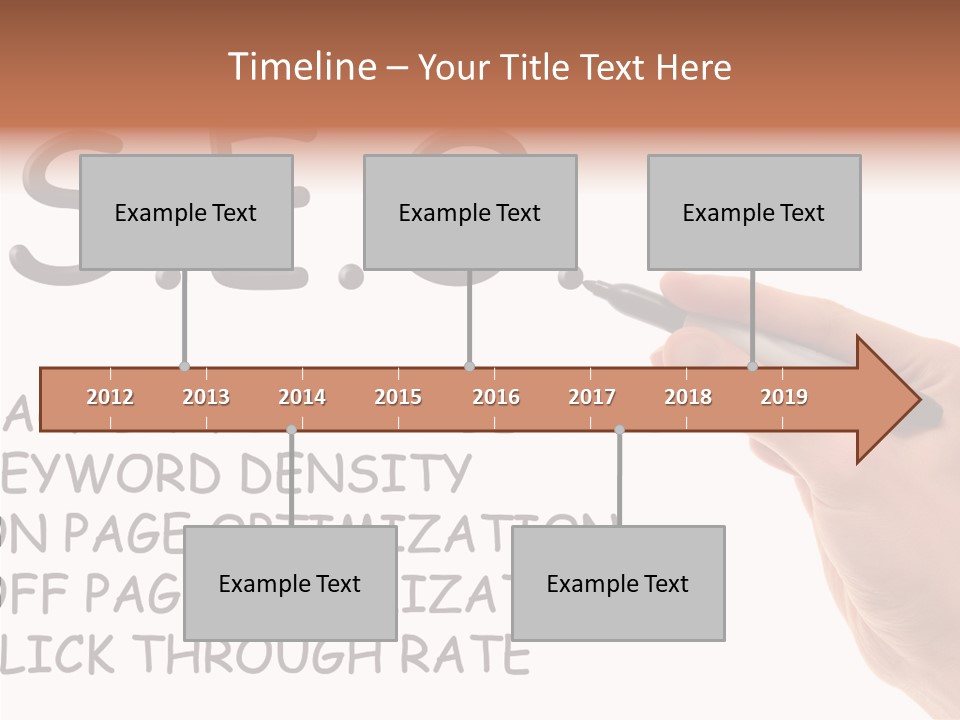 Female Helping Hand White PowerPoint Template