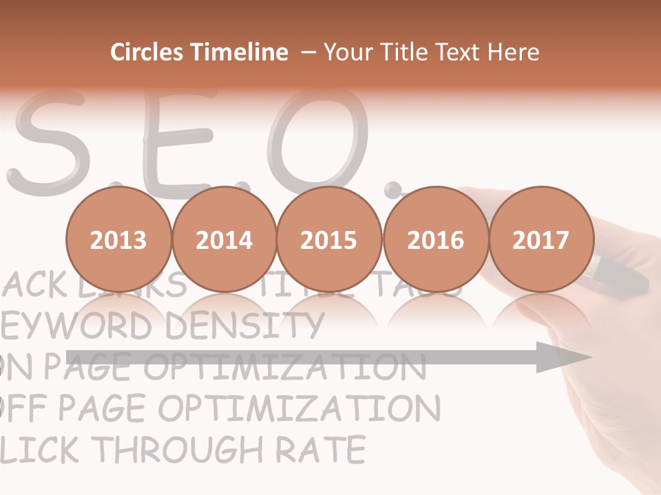 Female Helping Hand White PowerPoint Template