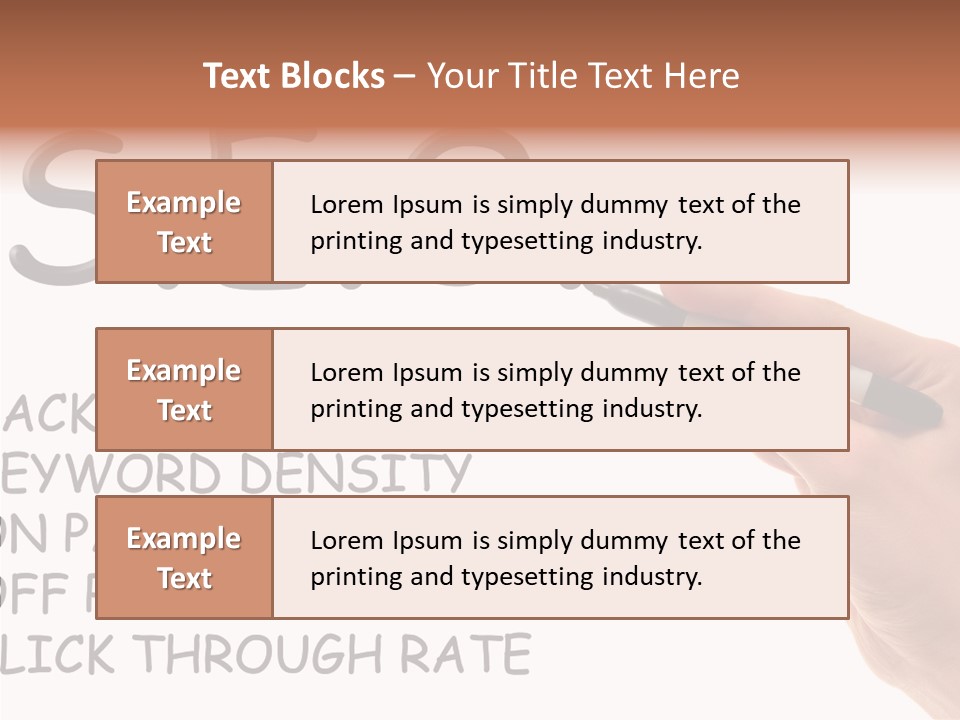 Female Helping Hand White PowerPoint Template