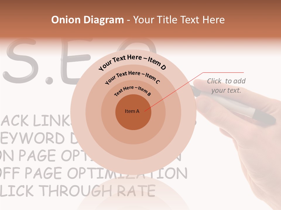 Female Helping Hand White PowerPoint Template