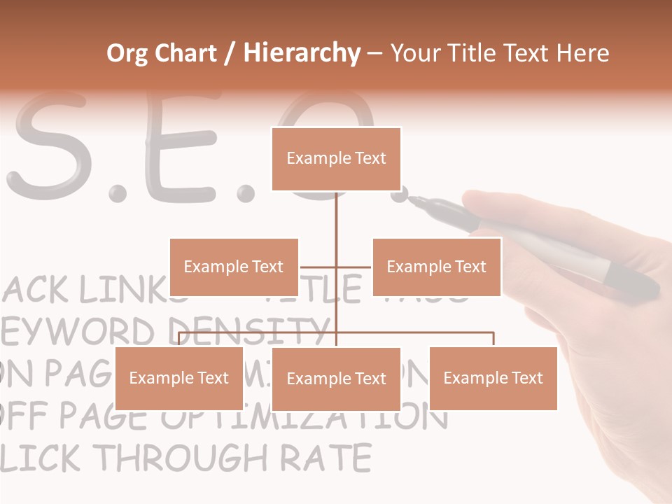 Female Helping Hand White PowerPoint Template