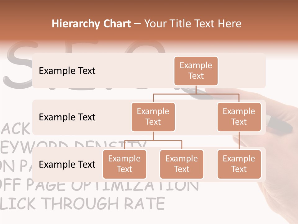 Female Helping Hand White PowerPoint Template