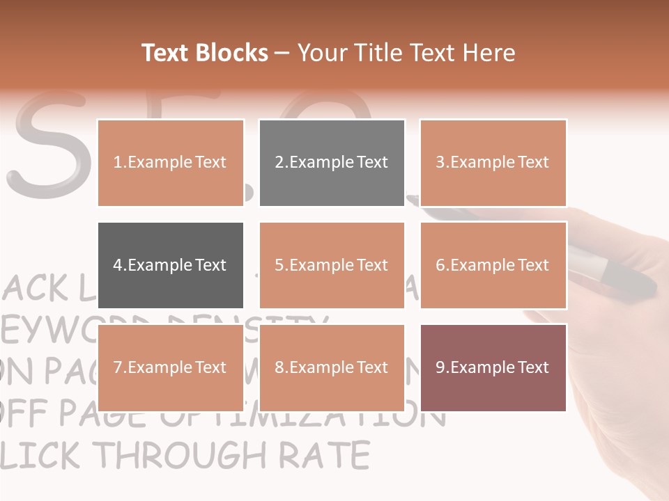 Female Helping Hand White PowerPoint Template