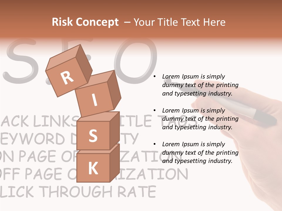 Female Helping Hand White PowerPoint Template