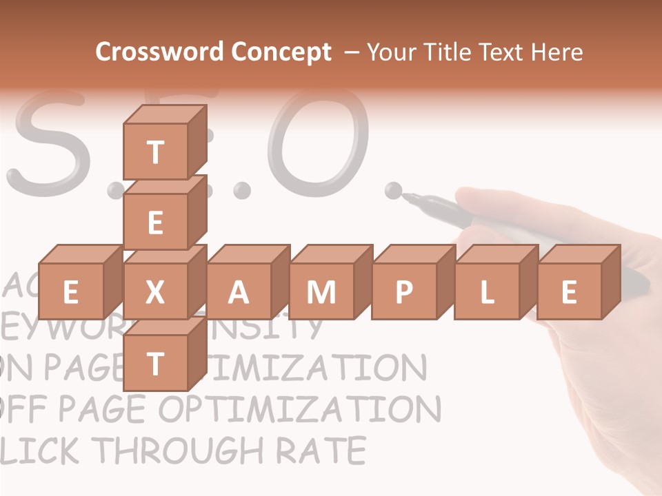 Female Helping Hand White PowerPoint Template