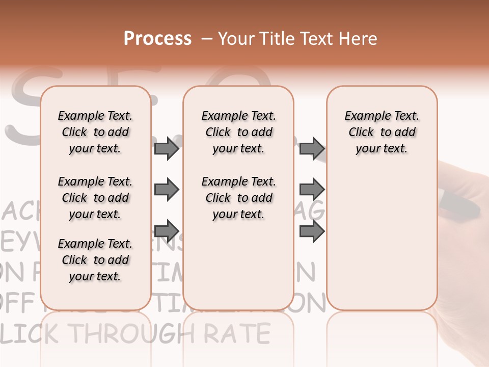 Female Helping Hand White PowerPoint Template