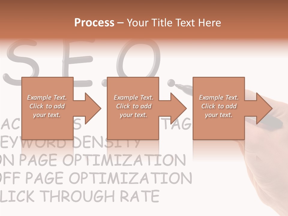 Female Helping Hand White PowerPoint Template