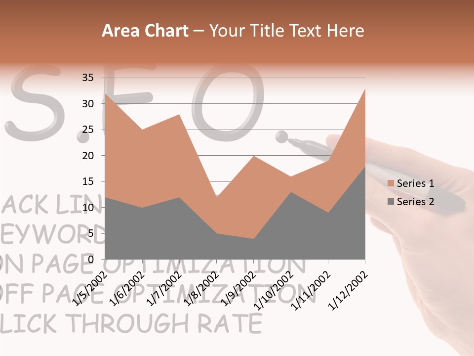 Female Helping Hand White PowerPoint Template