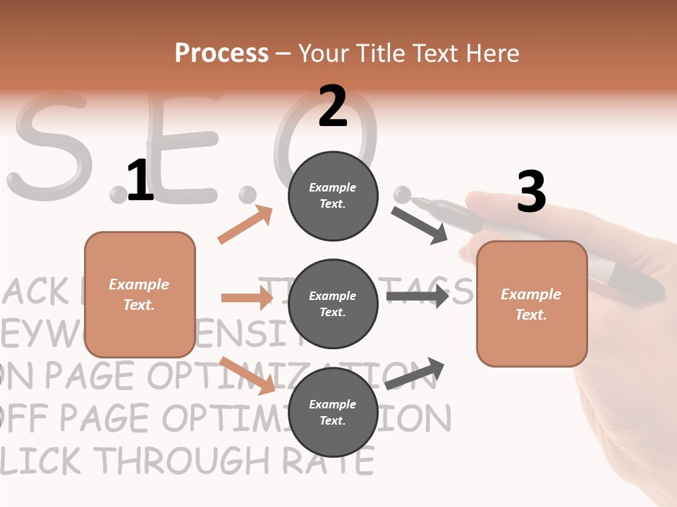 Female Helping Hand White PowerPoint Template