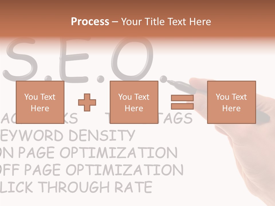 Female Helping Hand White PowerPoint Template