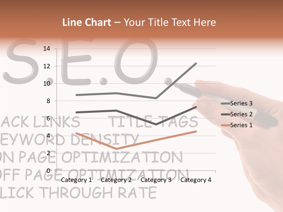 Female Helping Hand White PowerPoint Template