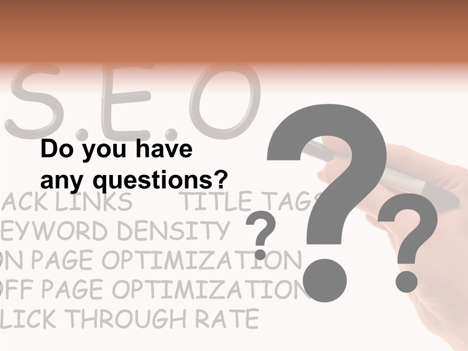 Female Helping Hand White PowerPoint Template